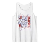 Marvel Super Heroes Avengers Spider-Man Americana Since 1939 Débardeur