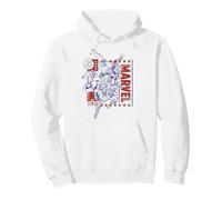 Marvel Super Heroes Avengers Spider-Man Americana Since 1939 Sweat à Capuche