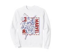 Marvel Super Heroes Avengers Spider-Man Americana Since 1939 Sweatshirt