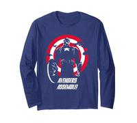 Marvel Super Heroes Captain America Avengers Assemble! Quote Manche Longue