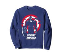 Marvel Super Heroes Captain America Avengers Assemble! Quote Sweatshirt
