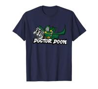 Marvel Super Heroes Doctor Doom Villains Graffiti Tag Style T-Shirt