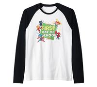 Marvel Super Heroes First Day of School Back to School Manche Raglan
