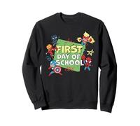 Marvel Super Heroes First Day of School Back to School Sweatshirt