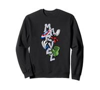 Marvel Super Heroes Graffiti Tag Paint Splatter Tower Logo Sweatshirt