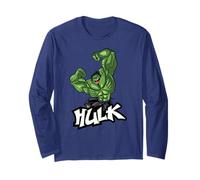 Marvel Super Heroes Hulk Avengers Graffiti Tag Style Manche Longue