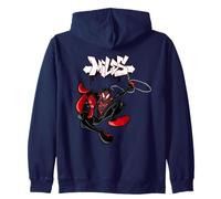 Marvel Super Heroes Miles Morales Spidey Graffiti Tag Style Sweat à Capuche