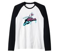 Marvel Super Heroes Spider-Gwen Earth-65 Graffiti Tag Style Manche Raglan