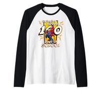Marvel Super Heroes Spider-Man 100 Days of School 100th Day Manche Raglan