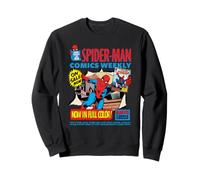 Marvel Super Heroes Spider-Man Comics Weekly Retro Vintage Sweatshirt