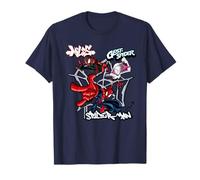 Marvel Super Heroes Spider-Man & Friends Graffiti Tag Style T-Shirt