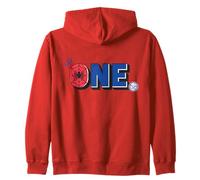 Marvel Super Heroes Spider-Man Numbers 1 One 1st Birthday Sweat à Capuche