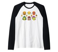 Marvel Super Heroes & Villains Halloween Retro Vintage Masks Manche Raglan
