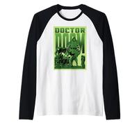 Marvel Super Villains Doctor Doom Gargoyle Vintage Comic Art Manche Raglan
