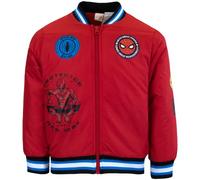 Marvel Superheroes Bomber Jacket for Boys, Avengers and Spider-Man Bomber Jacket (Spider-Man, Size 7)
