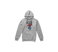 Marvel - Sweat à capuche motif Spider-Man style saut - Homme (TV4352)