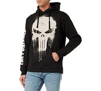 Marvel Sweat à Capuche Punisher Skull pour Homme, Noir, XL