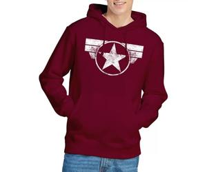 Marvel Sweat Captain America Capuche Homme Logo pour Bleu