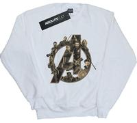 Marvel - Sweat-shirt garçon "Avengers Infinity War Marvel" BI6749 (152-158) (Blanc)