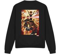 Marvel - Sweat-shirt homme/femme unie "X-Men" TV4313 (XL) (Noir)