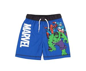 Marvel Swim Shorts Garçons Enfants Bleu Hulk Spider-Man Swimwear Trunks 4-5 Ans