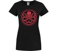 Marvel - T-shirt à logo HYDRA - Femme (2XL) (Noir) - UTNS4241 Noir