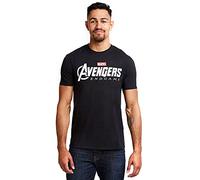 Marvel T-Shirt avec Logo Avengers Endgame pour Homme, Noir, L UK