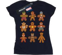 Marvel - T-shirt "Avengers" pour femme BI35103 (L) (Bleu marine)