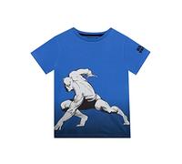 Marvel T-Shirt Black Panther pour Garçons T-Shirt à Manches Courtes pour Enfants Bleu 8-9 Ans