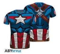 ABYstyle T-shirt Costume Captain America – MARVEL – Taille G