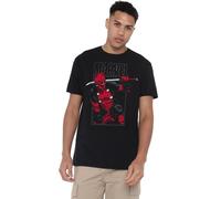 Marvel Épée Deadpool T-Shirt, Noir, M Homme