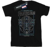 Marvel - T-shirt "Fantastic Four Fantasticar" pour homme BI38660 (4XL) (Noir)