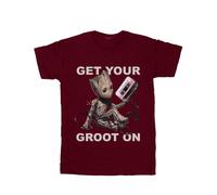 Marvel - T-shirt GUARDIANS OF THE GALAXY GET YOUR GROOT ON - Femme (BI25542)