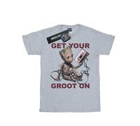 Marvel - T-shirt GUARDIANS OF THE GALAXY GET YOUR GROOT ON - Homme (BI28376)