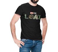Marvel T-Shirt Homme Loki Noir Small