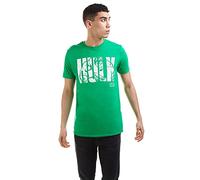 Marvel Hulk Text T-Shirt, Vert (Irish Green GRN), (Taille Fabricant: Medium) Homme