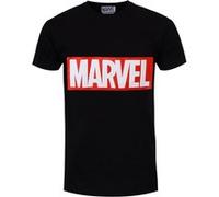 Marvel T-Shirt Logo Original Homme Noir - Taille M Noir G
