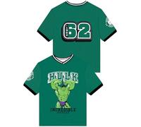 Marvel T-Shirt, Maillot De Football Enfant L’Incroyable Hulk pour Garçon, Vêtements pour Garçon, Vert 5-6 Ans