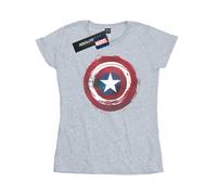 Marvel - T-shirt motif Captain America motif/style Bouclier éclaboussé (BI34477)