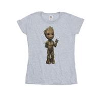 Marvel - T-shirt motif/style ondulé AM GROOT - Femme (BI30512)