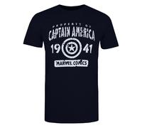 Marvel - T-shirt PROPERTY OF CAPTAIN AMERICA - Homme (TV1073)