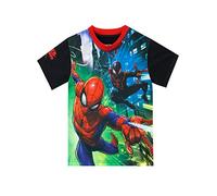 Marvel - T-Shirt - Spiderman - Garçon - l'homme Araignée,5-6 ans,Multicolore