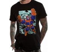 Marvel - T-shirt THANOS COMIC STRIP - Unisexe (M) (Noir) - UTCI509 Noir G