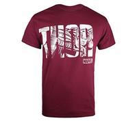 Marvel Thor Text T-Shirt, Rouge (Garnet Gar), (Taille Fabricant: Medium) Homme