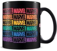Marvel - Tasse à café "Pride", motif logo PM5835 (taille unique) (Noir)