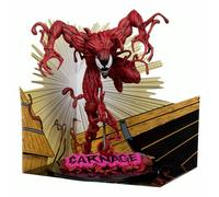 McFarlane Toys – Figurine de collection Marvel Carnage à l'échelle 1:10e avec scène
