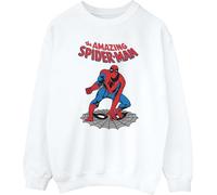 Marvel - "The Amazing Spider-Man" Sweat-shirt pour garçon BI28780 (116) (Blanc)