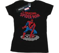 Marvel - "The Amazing Spider-Man" T-shirt pour femme BI34273 (S) (Noir)
