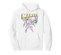 Marvel The Avengers Retro and Classic Group Portrait Vintage Sweat à Capuche
