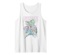 Marvel The Avengers Retro Classic Group Portrait Vintage Débardeur